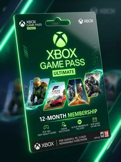 Xbox Game Pass Ultimate (12 Aylık Abonelik) kapak görseli